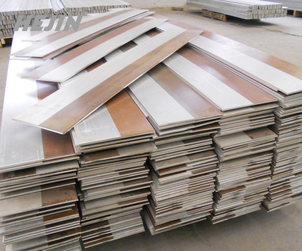 Copper clad metal plate is used in the construction industry